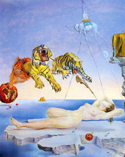 Salvador Dalí - Sueño causado por el vuelo de una abeja